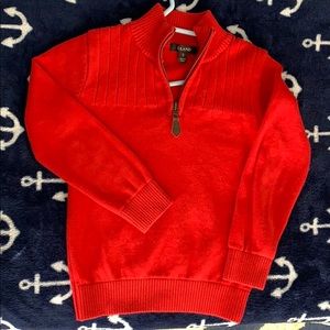 Boys red sweater